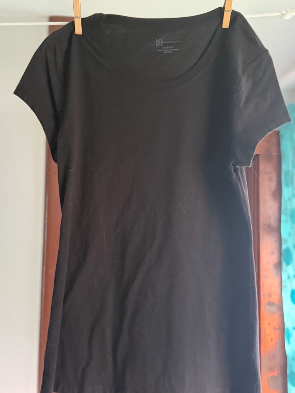 No Boundaries Black Scoop Neck Tee
